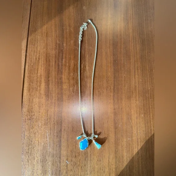 Kendra Scott Hailey Necklace with Turquoise Charms - Picture 10 of 10